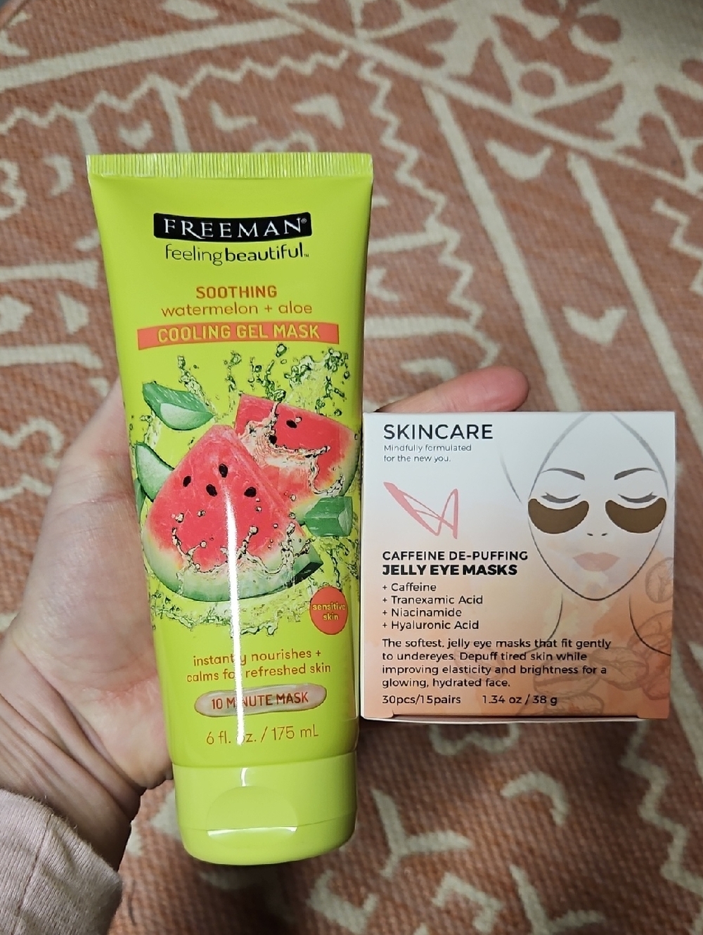 Skincare Bundle Freeman Mask & Jelly Under Eye Patches